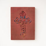 Cross Wall Hanging - Kenyan materials and design for a fair trade boutique