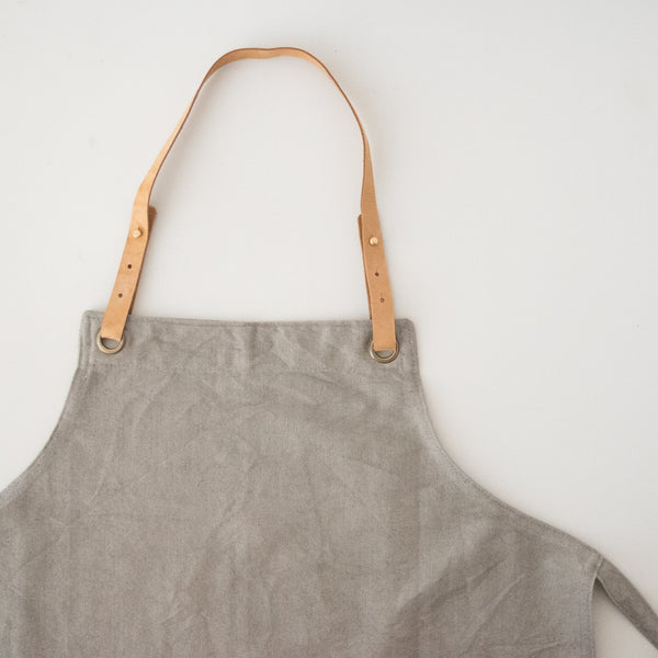 Canvas & Leather Apron - Kenyan materials and design for a fair trade boutique