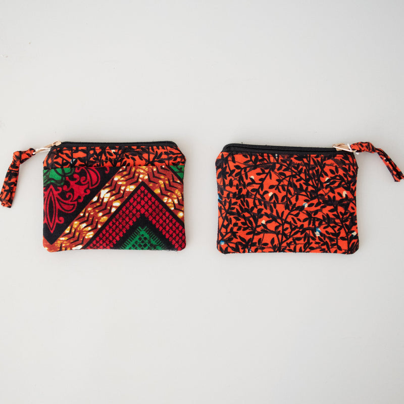 Kitenge Coin Purse - Kenyan materials and design for a fair trade boutique