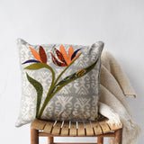 Bird of Paradise Pillow - Kenyan materials and design for a fair trade boutique