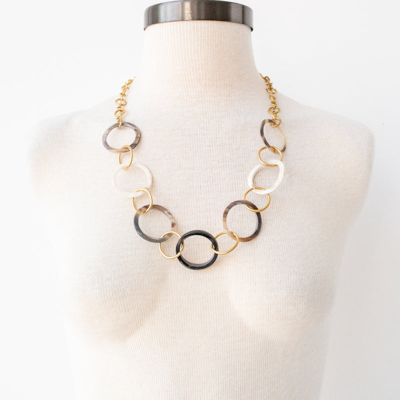Ring Horn Necklace