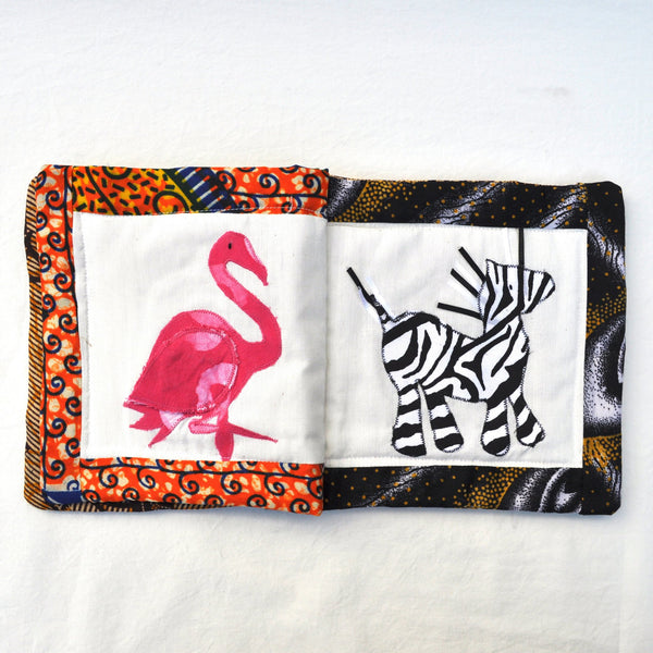 Safari Baby Book - Kenyan materials and design for a fair trade boutique